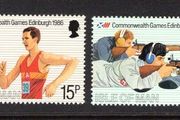 1986 Isle of Man Commonwealth Games Edinburgh Commemorative Stamp Mint Never Hinged (MNH)