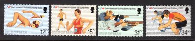 1986 Isle of Man Commonwealth Games Edinburgh Commemorative Stamp Mint Never Hinged (MNH)