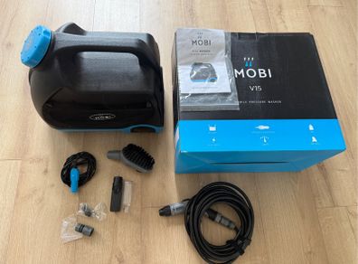 Mobi V15 Portable Pressure Washer 12V 15L Car Bike MTB Camping Outdoor Cleaning