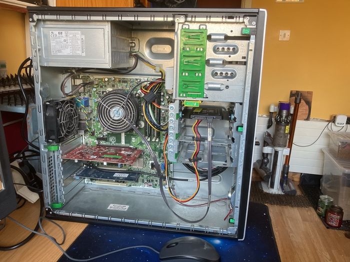 HP Compaq Elite 8100 Desktop PC, i7-870, 16GB RAM, SSD, Windows 11 Pro, full setup with monitor