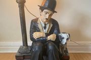 Vintage Charlie Chaplin Lamp