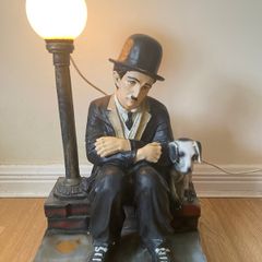 Vintage Charlie Chaplin Lamp