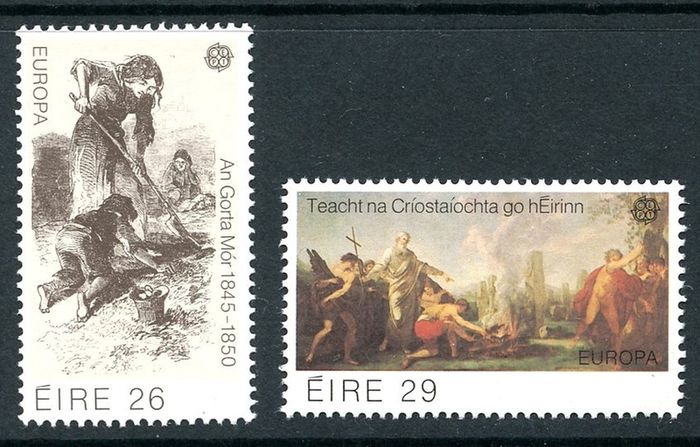 Ireland 1982 - Scott # 519-520 - EUROPA Complete Set - Unmounted Mint - FREE POSTAGE
