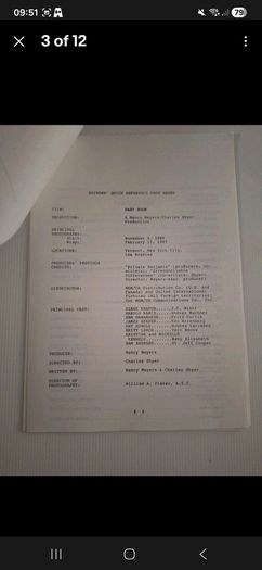 Baby Boom Press Kit Diane Keaton 1987