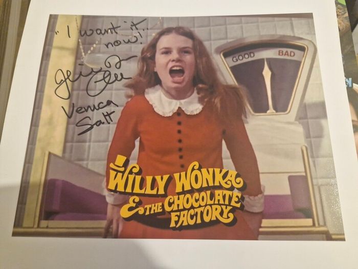Willy Wonka autograph