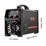 Pro MIG Welder, 250Amp Pluse Mig Welding Machine, 5-in-1 Welder Machine MIG Pluse/Gas MIG/Flux Core MIG/Stick/Lift TIG with IGBT Inverter Technology and LCD Screen Display Image 4