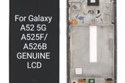 Samsung Galaxy A52 5g (a526b) Display, Awesome Black, Gh82-25524a; Gh82-25526a; Gh82-25754a