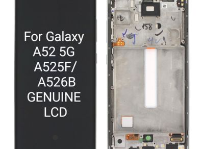 Samsung Galaxy A52 5g (a526b) Display, Awesome Black, Gh82-25524a; Gh82-25526a; Gh82-25754a