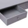 Coffee Table Grey 100x50x45 cm Wood Image 6