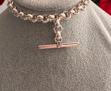 Silver Plated T-bar Bracelet
