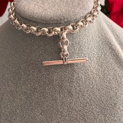 Silver Plated T-bar Bracelet