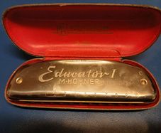 Vintage Hohner Educator harmonica