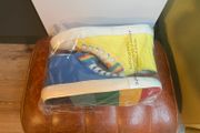 BNWT Little Bird multi-coloured canvas hi-top trainers