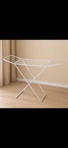 White Folding Clothes Drying Rack
