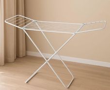 White Folding Clothes Drying Rack