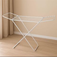 White Folding Clothes Drying Rack