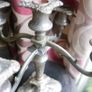 Vintage Candle Candleabra 4 Arm 5 Candle  10,5"tall-11" Wide Image 9