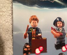 Lego Newt Scamander from Harry Potter series 1