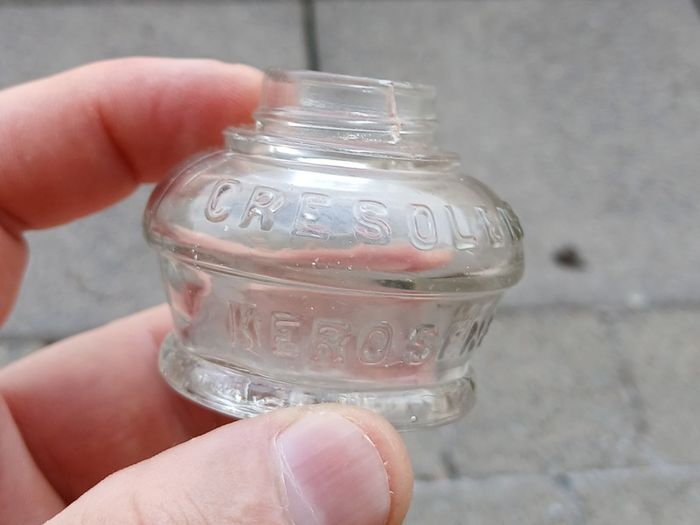 Vintage Vapo Cresolene  kerosene bottle