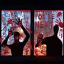 Halloween Window Stickers Bloody Hands Scary Halloween Window Clings Large Shadow Realistic Bloody Footprints DO NOT Enter Double-Sided Halloween Window Decorations Image 2