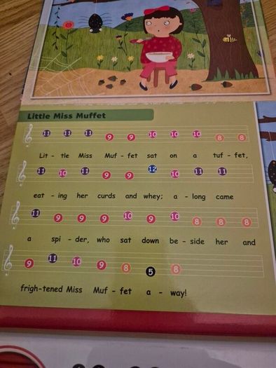 Itsy bitsy spider music book