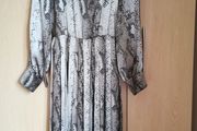 NEW - SAVIDA snakeskin printed midi dress UK 8