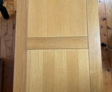 Solid oak coffee table