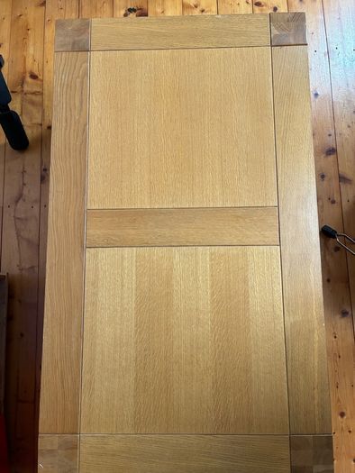 Solid oak coffee table