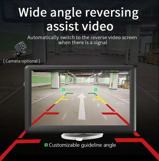 Universal 7inch Car Radio Multimedia Video Player Wireless Carplay And Wireless Android Auto Touch Screen Sun Visor