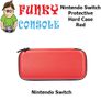 Nintendo Switch EVA Hard Protective Case Zip Cover Carry Bag Pouch Red Image 2