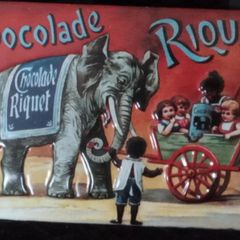 Chocolate Riquet 3 D Metal Sign, 30x20cm