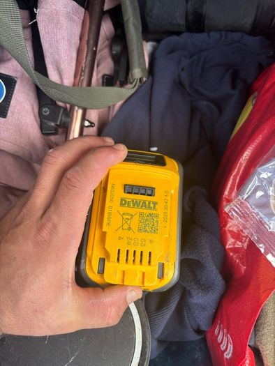 3 dewalt batteries and charger