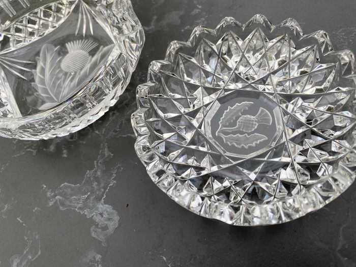Vintage Scottish Crystal set