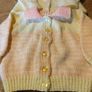 Baby Handkitted cardigans, one pink and yellow. And one plain yellow. New never worn. Image 3