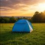 3in1 Festival & Camping Gear: 2-person Tent + Sleeping Bag + Rubber Mallet - also available Collapsible Water Bottles + Unisex Waterproof Ponchos Image 4