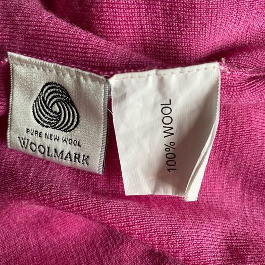 Castle of Ireland Pink Fine Knit Polo Sweater Jumper Size UK14