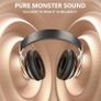 NEW SALE | Bluetooth Headphones Over Ear, 6 EQ Modes Wireless Headphones Over Ear,65 Hours Playtime Foldable Lightweight Wireless Headphones,with Built-in HD Mic, FM, SD/TF for PC/Home Image 5