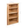 Corner Shelf 59x36x100 cm Solid Oak Wood Image 6