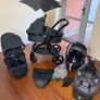 As New Egg2 travel system with Cybex car seat and isofix base swivel Image 3