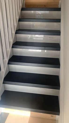 Wood flooring and stair covering