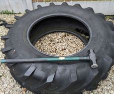 sledge hammer with free tyre