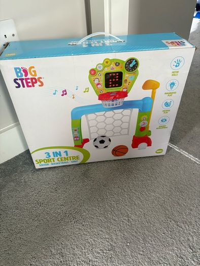 3in 1 sports centre unopened gift