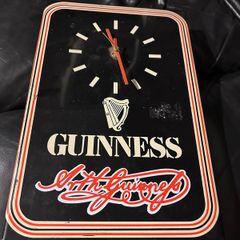 Vintage Guinness clock