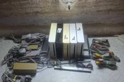 5 Nintendo Wii  Video Game Consoles Black  White Bundle  Tested  Working Cables