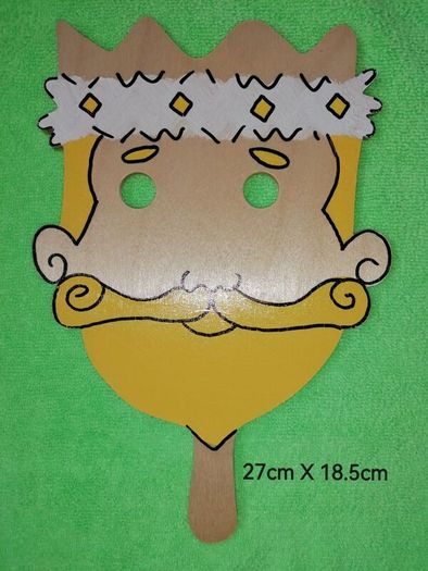 6 Quality Wooden Masks for Storytelling/Drama/Play