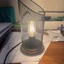 Dimmable Industrial Metal Mesh Lamp Image 2