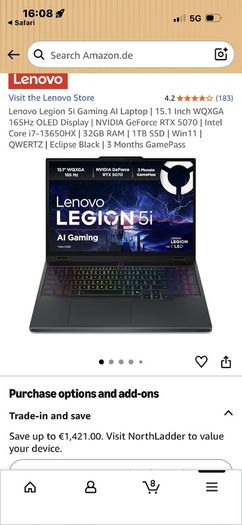 Gaming Leptop 5070