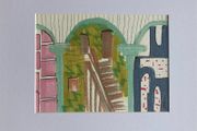 Original art Marrakech Drawing contemporary Irish Art abstract painting