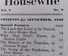 Vintage Housewife Magazine 1946! - reduced