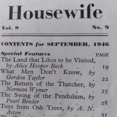 Vintage Housewife Magazine 1946! - reduced